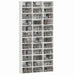 Media Display Unit Marble Effect | 36 Cubes with Adjustable Shelves - Little and Giant Explorers HOMCOM