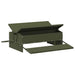 Metal Chicken Treadle Feeder – Olive Green Steel | 10kg Automatic Poultry Feeder VIDAXL - Little and Giant Explorers