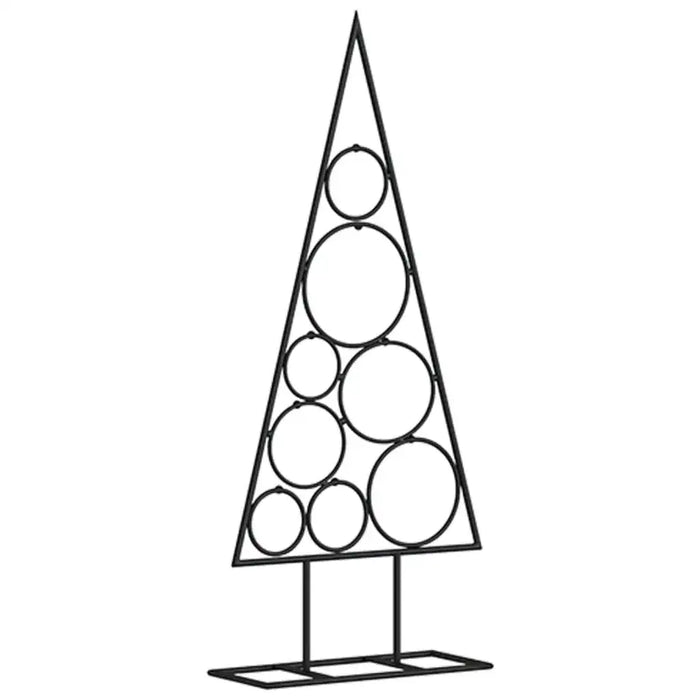 Metal Christmas Tree in Black 60cm - Little and Giant Explorers vidaXL