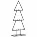 Metal Christmas Tree for Decoration in Black 60cm - Little and Giant Explorers vidaXL