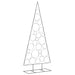 Metal Christmas Tree for Decoration in Black 210cm - Little and Giant Explorers vidaXL