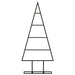 Metal Christmas Tree for Decoration in Black 60cm - Little and Giant Explorers vidaXL