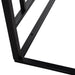 Garden Arch Gate Matte Black | Two Doors and Side Trellis for Elegant Garden Entrance - Little and Giant Explorers Outsunny