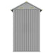 Galvanised Steel Garden Shed in Light Grey (192 x 152.5 x 237cm) - Little and Giant Explorers vidaXL