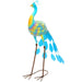 Metal Peacock Garden Statue – Multicolour | Hand-Painted - Weather-Resistant OUTSUNNY - Little and Giant Explorers Outsunny