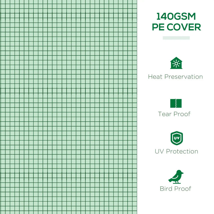 Mini Portable Tunnel Green Grow House (3m) - Little and Giant Explorers Outsunny