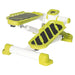 Mini Stepper Machine - Yellow | LCD Monitor - Compact Design HOMCOM - Little and Giant Explorers HOMCOM