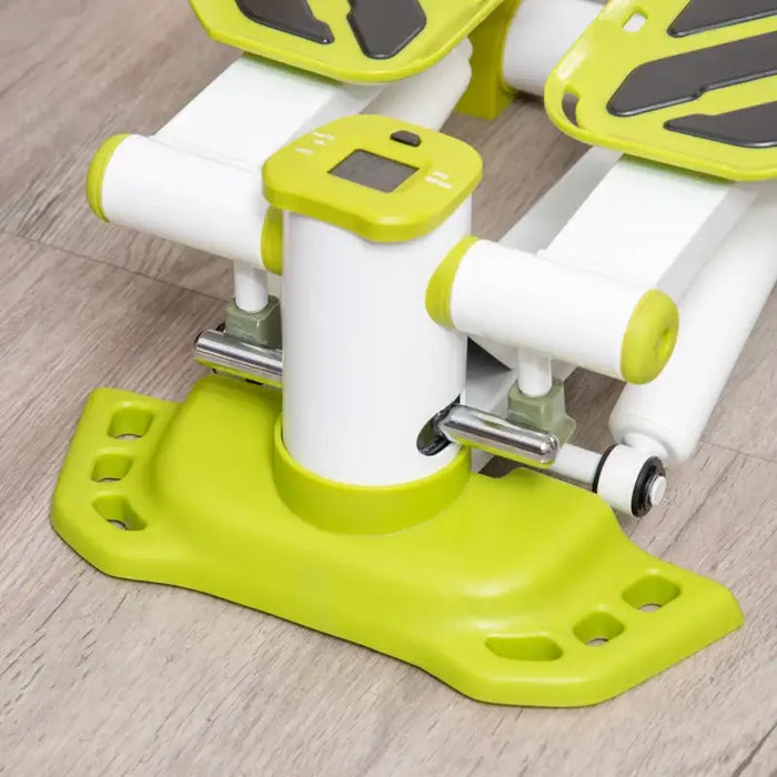 Mini Stepper Machine - Yellow | LCD Monitor - Compact Design HOMCOM - Little and Giant Explorers HOMCOM
