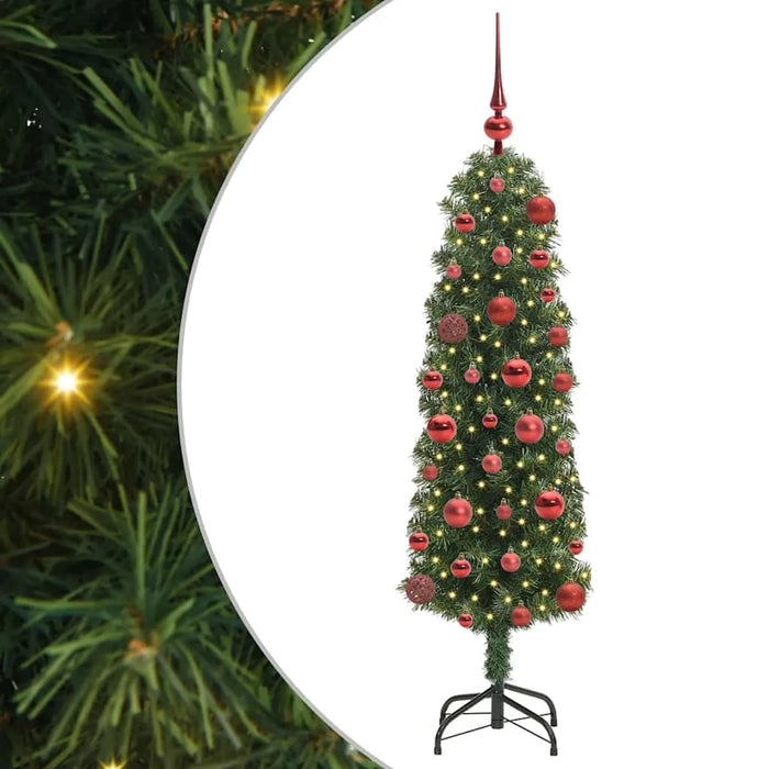 Modern Artificial Christmas Tree – 120cm Green | LED Strip Lights - 8 Flash Modes VIDAXL - Little and Giant Explorers vidaXL