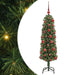 Modern Artificial Christmas Tree – 120cm Green | LED Strip Lights - 8 Flash Modes VIDAXL - Little and Giant Explorers vidaXL