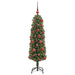 Modern Artificial Christmas Tree – 120cm Green | LED Strip Lights - 8 Flash Modes VIDAXL - Little and Giant Explorers vidaXL