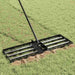 Modern Rectangular Garden Rake – Black Brushed Finish | Heavy-Duty and Lightweight Design VIDAXL - Little and Giant Explorers vidaXL