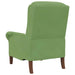 Modern Wooden Armchair – Light Green Velvet | Contemporary Design VIDAXL - Little and Giant Explorers