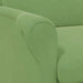 Modern Wooden Armchair – Light Green Velvet | Contemporary Design VIDAXL - Little and Giant Explorers