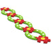 Balance Beam Kids Green Red | Modular Design with Tactile Bumps - Little and Giant Explorers AIYAPLAY