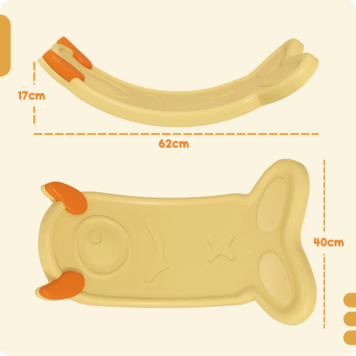 Kids Balance Board | Cute Monster Design Wobble Board (Yellow Edition) - Little and Giant Explorers AIYAPLAY