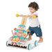 Montessori Wooden Baby Walker | Cake-Shaped Push Toy with Activity Panel COSTWAY - Little and Giant Explorers Costway