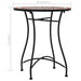 Mosaic Bistro Table in Brown Ceramic - Little and Giant Explorers vidaXL