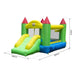 Multi-color inflatable bouncy castle with slide, outdoor playhouse, 300x180x160cm