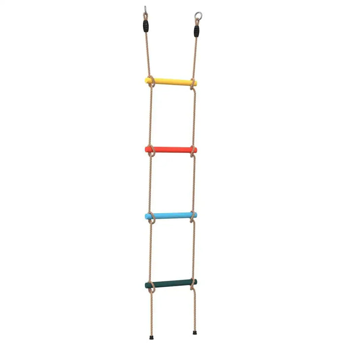Rope Ladder for Kids with 4 Rungs - Little and Giant Explorers vidaXL