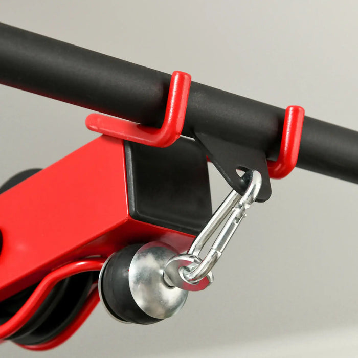 Multi-Exercise Power Tower | Lat Pull Down and Low Row Machine - Adjustable Seat SPORTNOW - Little and Giant Explorers