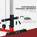 Multi-Exercise Power Tower | Lat Pull Down and Low Row Machine - Adjustable Seat SPORTNOW - Little and Giant Explorers