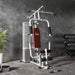 Multi-Function Home Gym Station - White | Full-Body Training with Adjustable Press Arms HOMCOM - Little and Giant Explorers HOMCOM