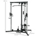 Multifunctional Gym Equipment with High and Low Pulleys and Pull Up Bar - Little and Giant Explorers SPORTNOW