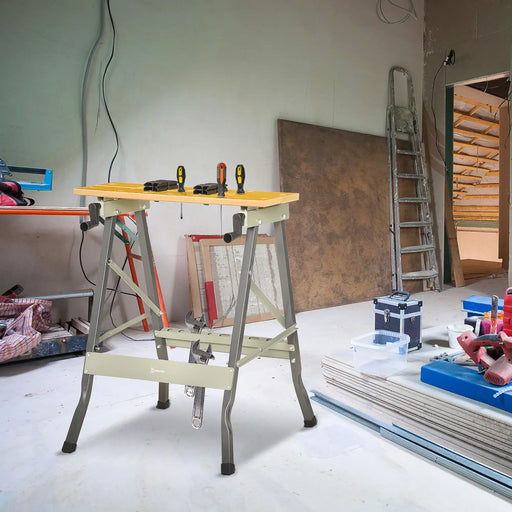 Work Bench Multi-Purpose | 4-in-1 Foldable Design with Adjustable Clamping System - Little and Giant Explorers DURHAND