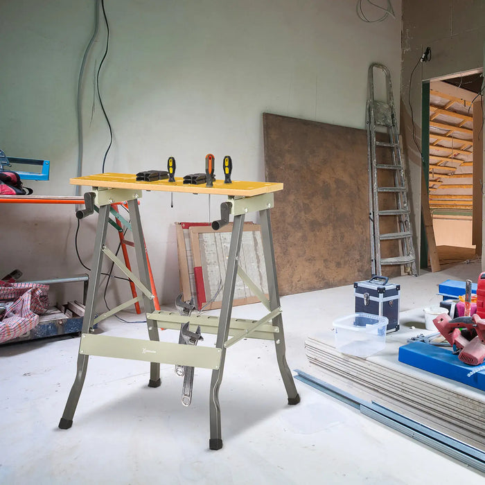 Work Bench Multi-Purpose | 4-in-1 Foldable Design with Adjustable Clamping System - Little and Giant Explorers DURHAND