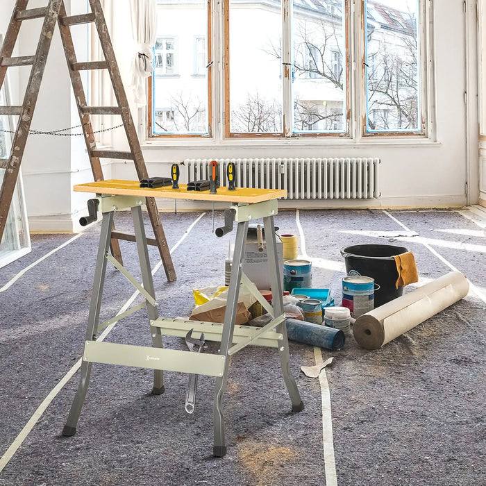 Work Bench Multi-Purpose | 4-in-1 Foldable Design with Adjustable Clamping System - Little and Giant Explorers DURHAND