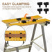 Work Bench Multi-Purpose | 4-in-1 Foldable Design with Adjustable Clamping System - Little and Giant Explorers DURHAND