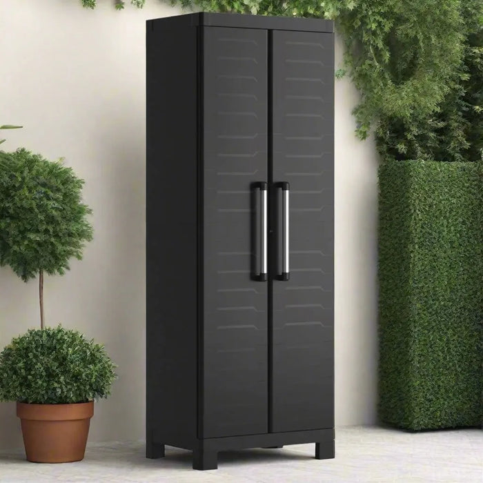 Multi-Purpose Storage Cabinet 'Detroit' in Black 182cm - Little and Giant Explorers Keter