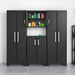 Multi-Purpose Storage Cabinet 'Detroit' in Black 182cm - Little and Giant Explorers Keter