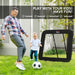 Football Training Net Target Goal with Adjustable Angles - Little and Giant Explorers HOMCOM
