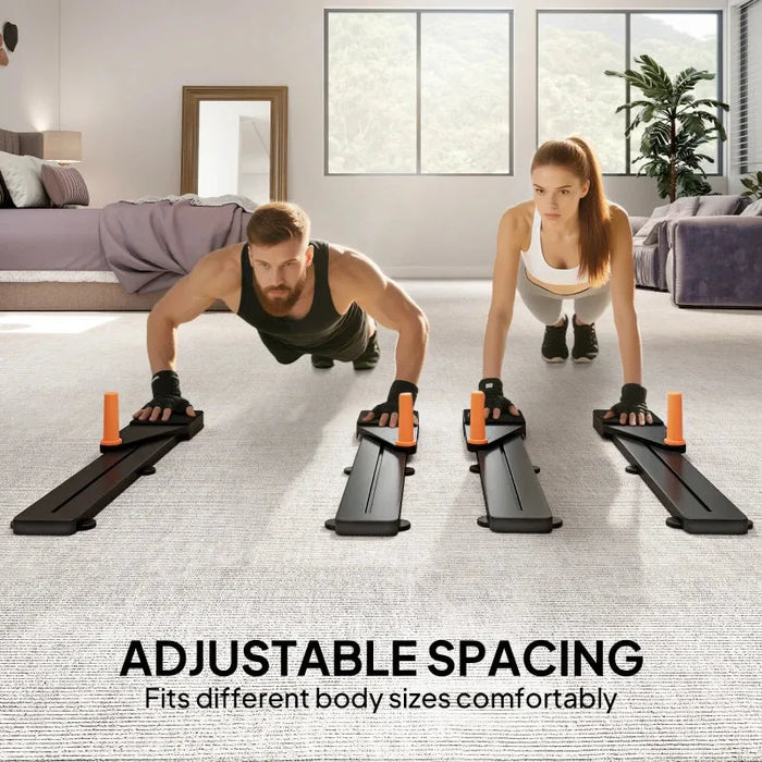 Multifunction Push-Up Board – Dual Glide Rails | Sliding and Static Movements SPORTNOW - Little and Giant Explorers SPORTNOW