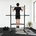 Multifunctional Gym Rack - Half Power Rack | Pull-Up Bar and Barbell Stand HOMCOM - Little and Giant Explorers HOMCOM