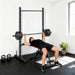 Multifunctional Gym Rack - Half Power Rack | Pull-Up Bar and Barbell Stand HOMCOM - Little and Giant Explorers HOMCOM