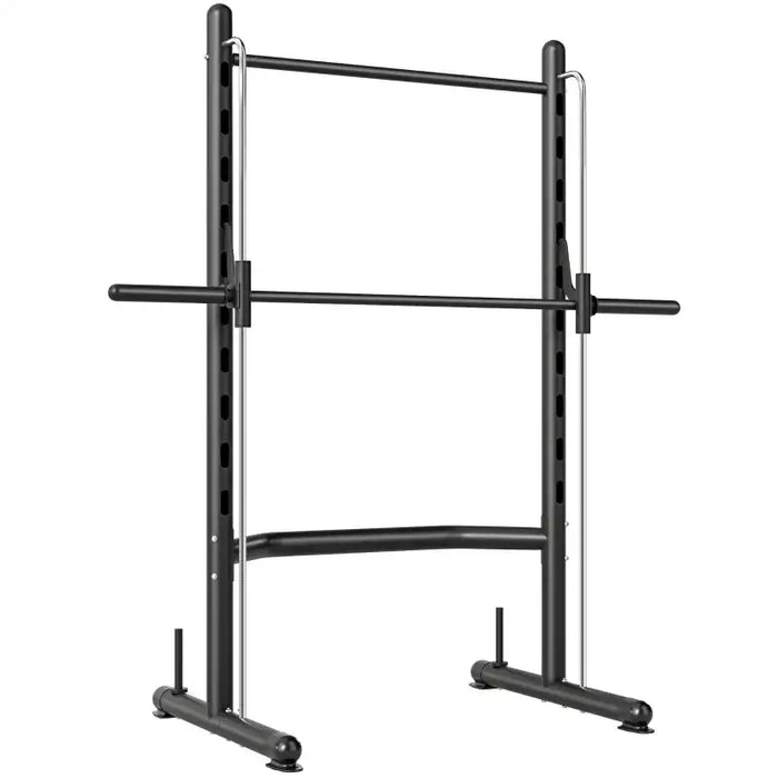 Multifunctional Gym Rack - Half Power Rack | Pull-Up Bar and Barbell Stand HOMCOM - Little and Giant Explorers HOMCOM