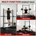 Multifunctional Gym Rack - Half Power Rack | Pull-Up Bar and Barbell Stand HOMCOM - Little and Giant Explorers HOMCOM