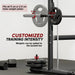 Multifunctional Gym Rack - Half Power Rack | Pull-Up Bar and Barbell Stand HOMCOM - Little and Giant Explorers HOMCOM