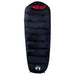 Mummy Sleeping Bag for Adults Camping 3 Seasons in Black and Red - Little and Giant Explorers vidaXL