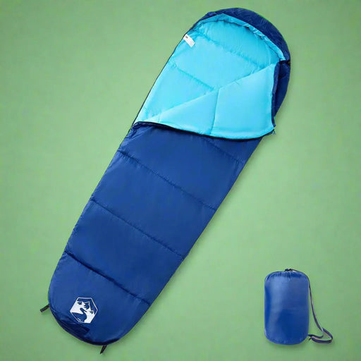 Mummy Sleeping Bag | 3 Seasons in Blue - Little and Giant Explorers vidaXL