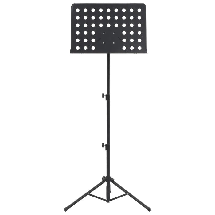 Music Book Stand in Black and Steel - Little and Giant Explorers vidaXL