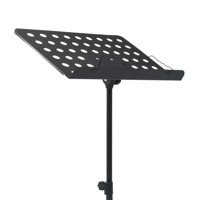 Music Book Stand in Black and Steel - Little and Giant Explorers vidaXL