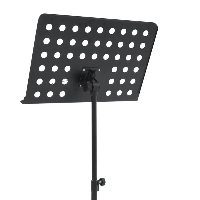 Music Book Stand in Black and Steel - Little and Giant Explorers vidaXL