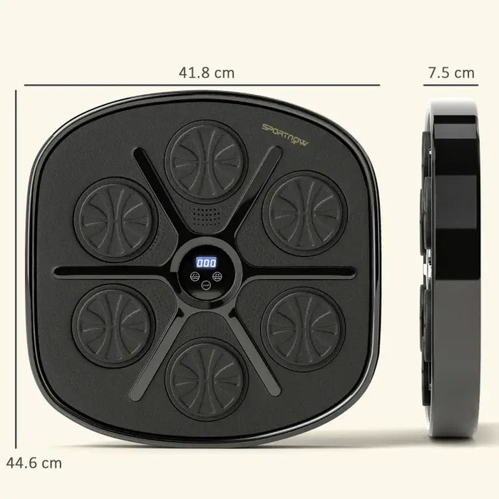 Music Boxing Machine – 9 Speeds and Modes | Bluetooth Wall-Mounted Boxing Pad SPORTNOW - Little and Giant Explorers SPORTNOW
