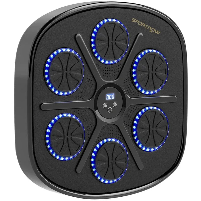 Music Boxing Machine – 9 Speeds and Modes | Bluetooth Wall-Mounted Boxing Pad SPORTNOW - Little and Giant Explorers SPORTNOW