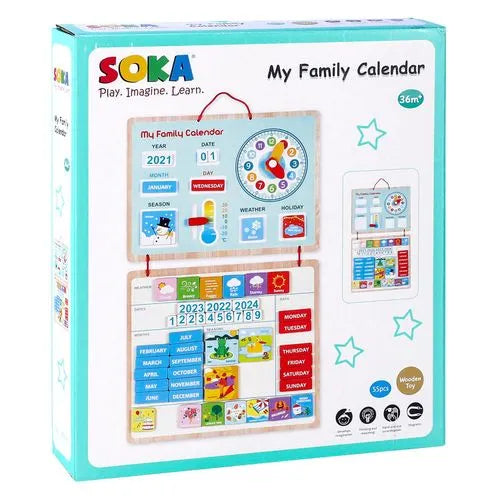 My Family Calendar | Early Learning - Little and Giant Explorers SOKA Play Imagine Learn