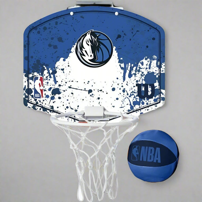 NBA Dallas Mavericks Basketball Mini Hoop - Little and Giant Explorers Wilson